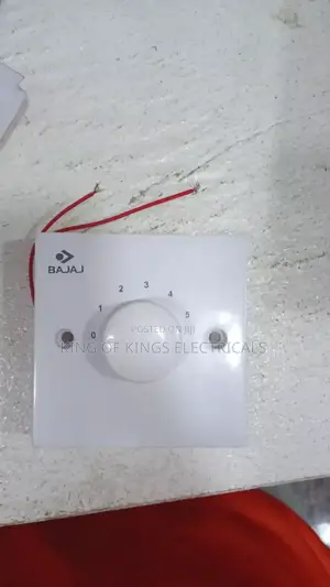 Bajaj Fan Regulator – 5-Step Speed Control for Ceiling Fans