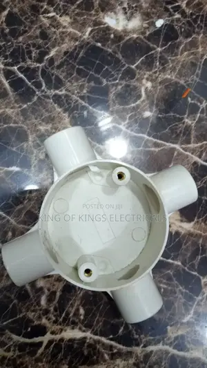 PVC 4-Way Circular Box – Durable and Easy Fitting