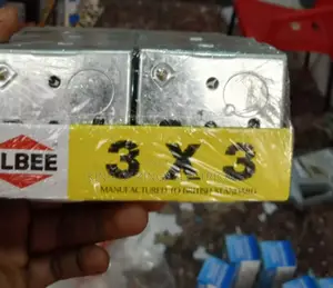 Elbee 3×3 Metal Electrical Back Box(Conduit)Heavyduty British Standard
