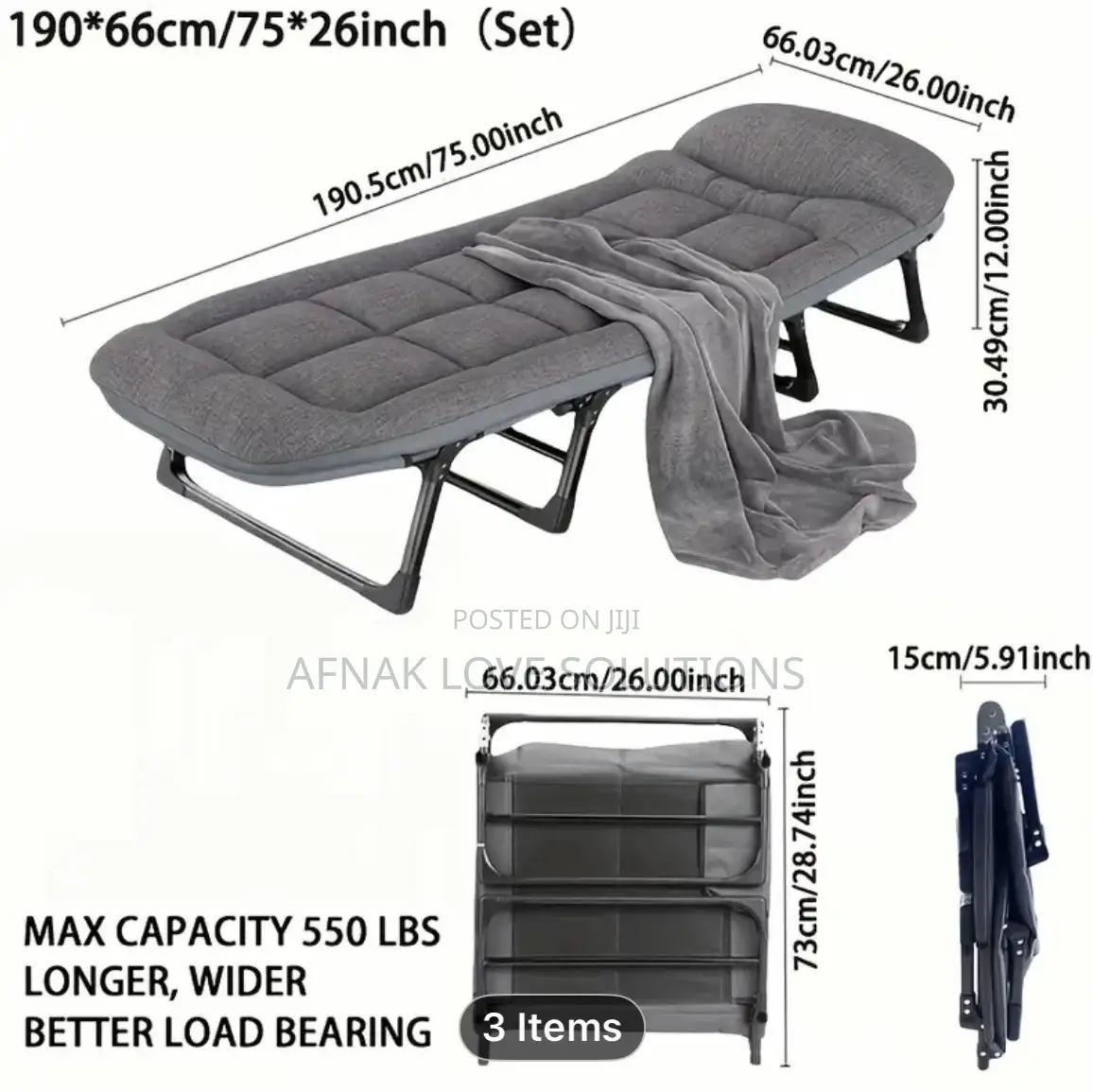 Foldable Camping Bed