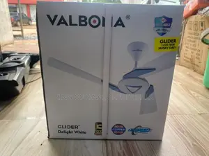 Valbona Glider 1200mm Ceiling Fan – Delight White, 3-Year Warranty