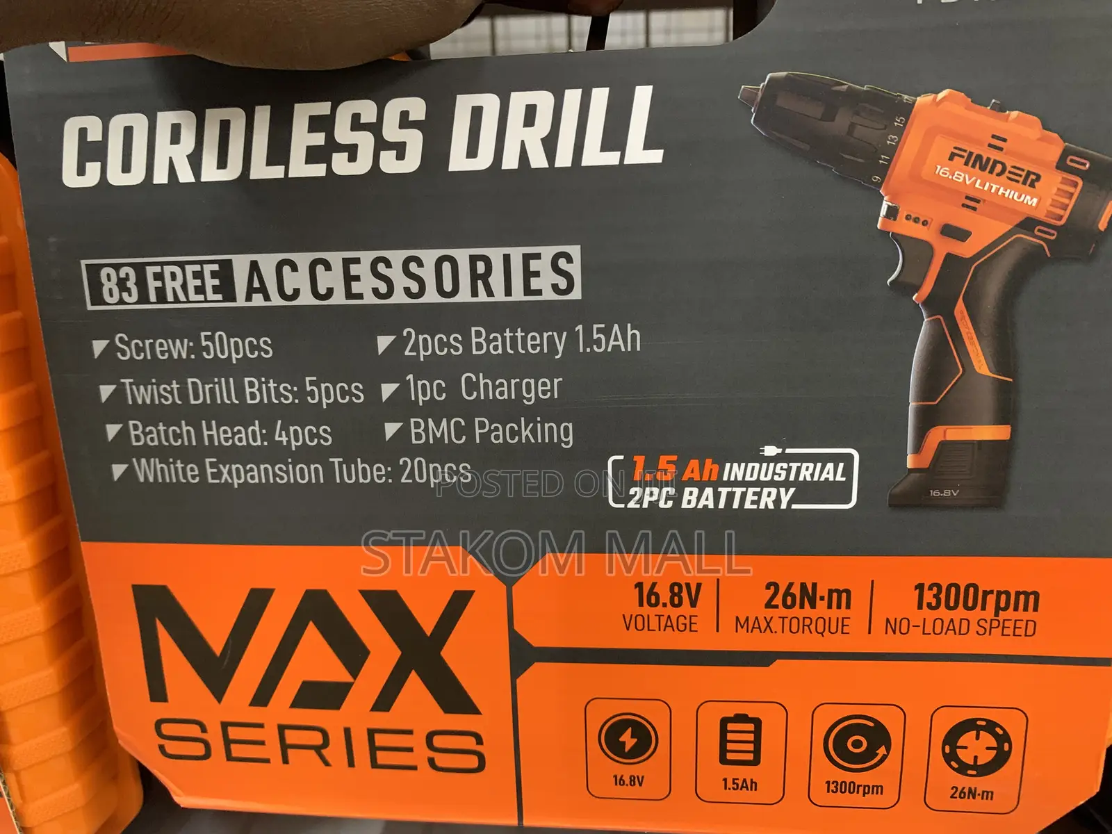 Cordless Drill - 83 Free Accessories