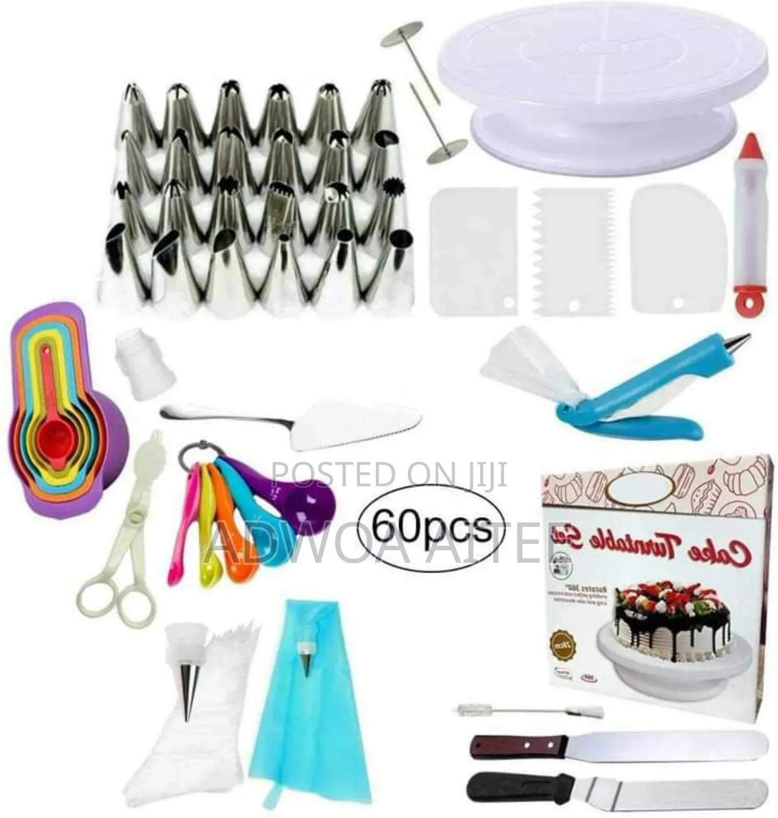 Cake Decorating Turntable Set