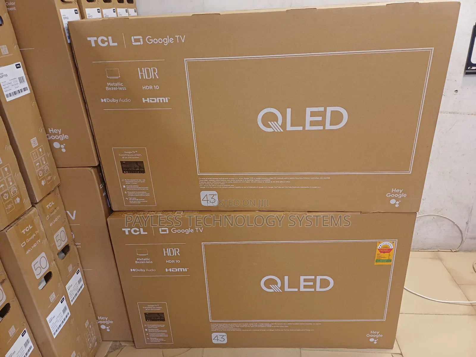 TCL 43 Inches Qled Android Smart Google Televisions