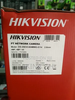 Hikvision 4mp Dual Lens Mini PTZ Poe Camera Ds-2se3c404mwg-E/14