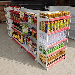 Supermarket Shelves for Retail Store Double-Sided Gondola