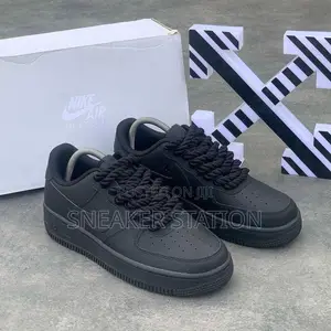 Nike Air Force 1 Big Laces Black