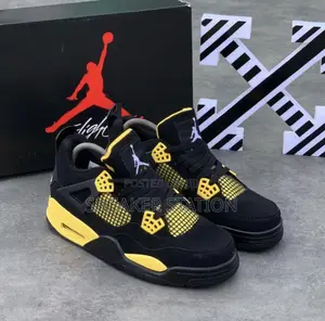Air Jordan Retro 4 Thunder Yellow