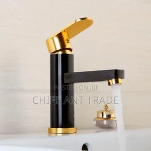 Basin Tap Faucet. Black Gold