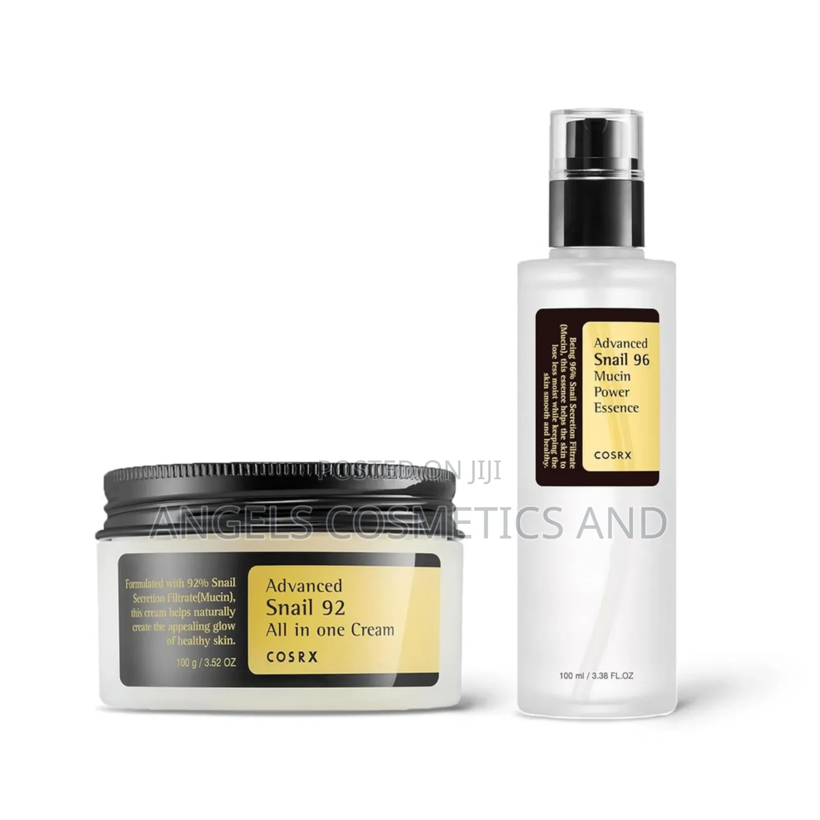 Cosrx Advanced Snail Mucin Essence and All in One Cream