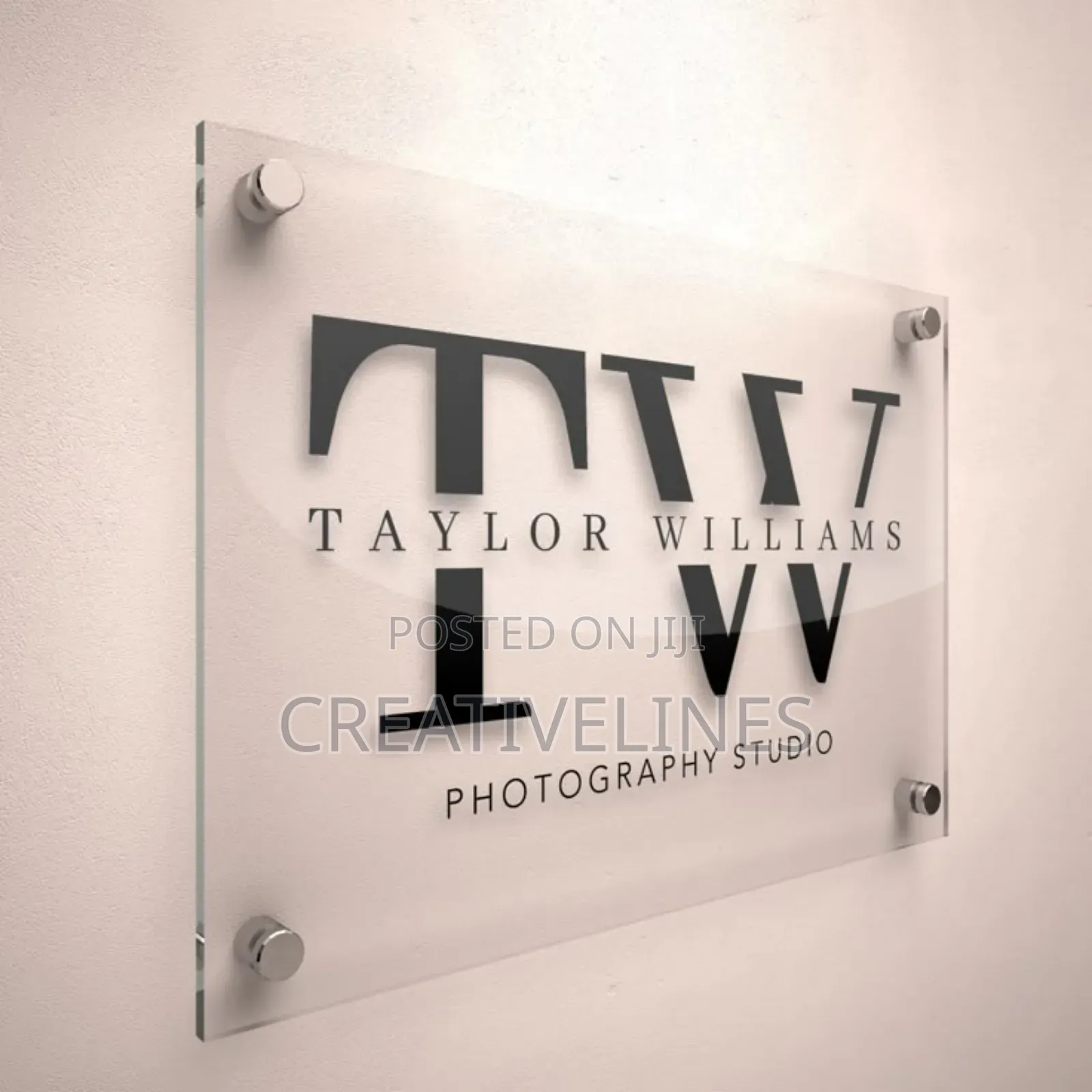 Text on Wall Signage