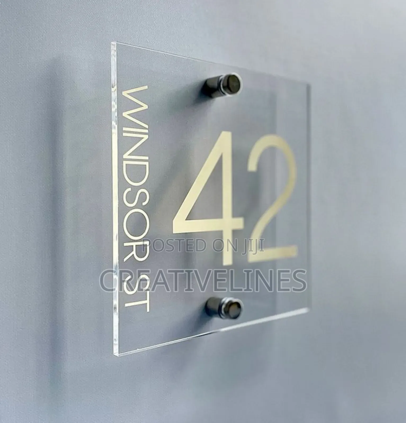Text on Wall Signage