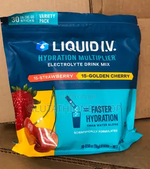 Liquid I.V. Hydration Multiplier Electrolyte Powder 60 for 1 Full 1400