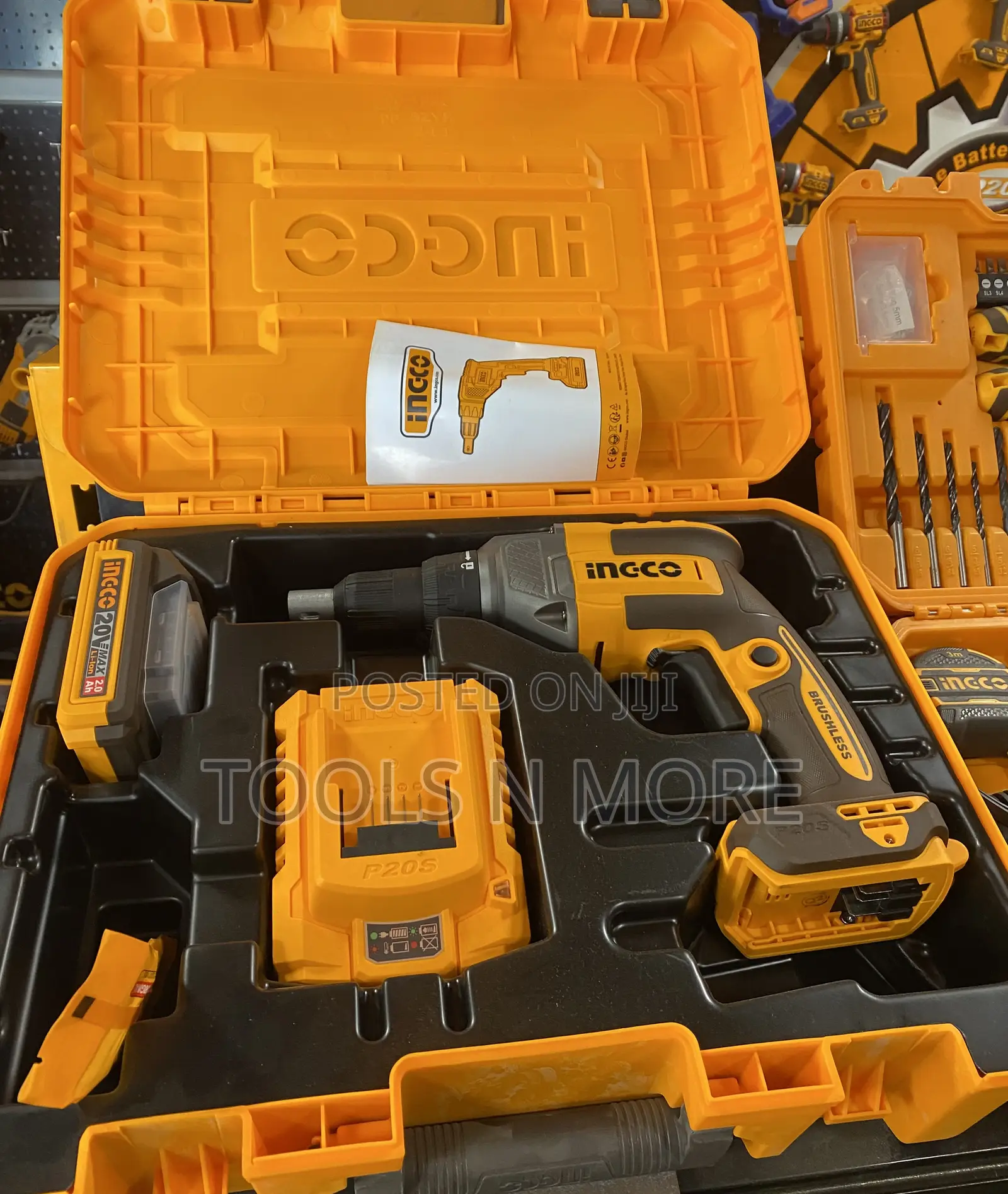 Ingco 20v Cordless Drywall Screwdriver (4200rpm)