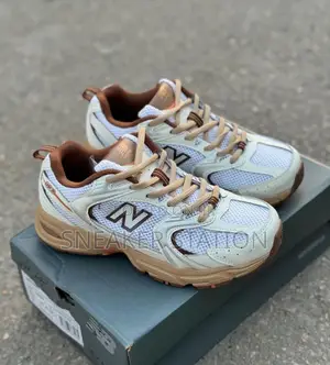 New Balance 530 White/Brown Sneaker