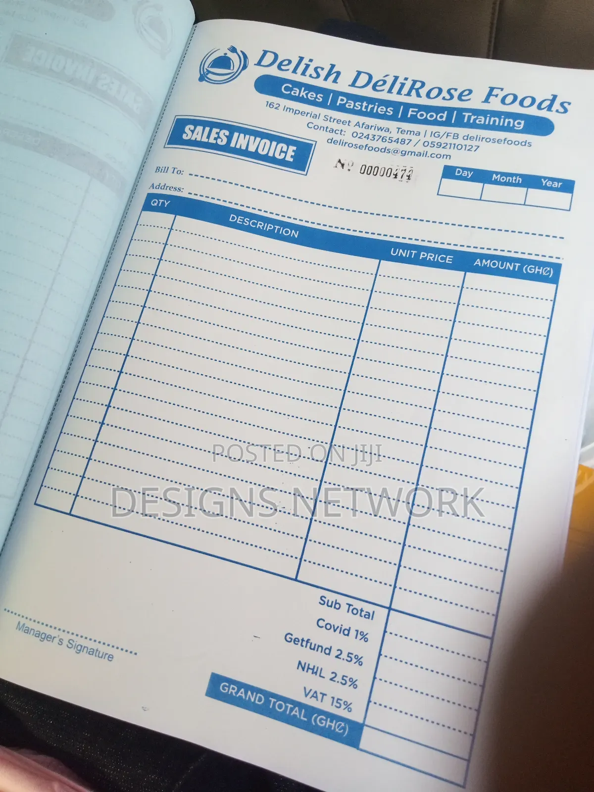 Printing Of Receipt, Invoice, Waybills, Payment Voucher Etc.