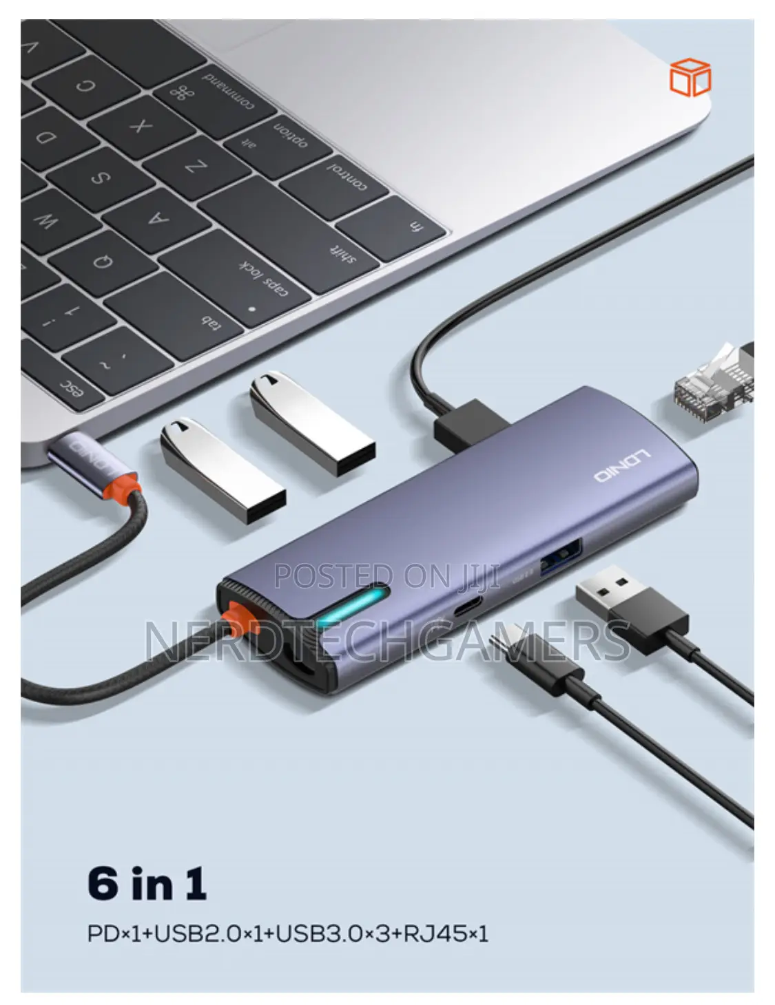 Ldnio Ds-16u Type-C Docking Station 6 in 1