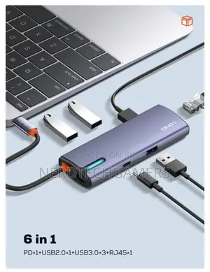 Ldnio Ds-16u Type-C Docking Station 6 in 1