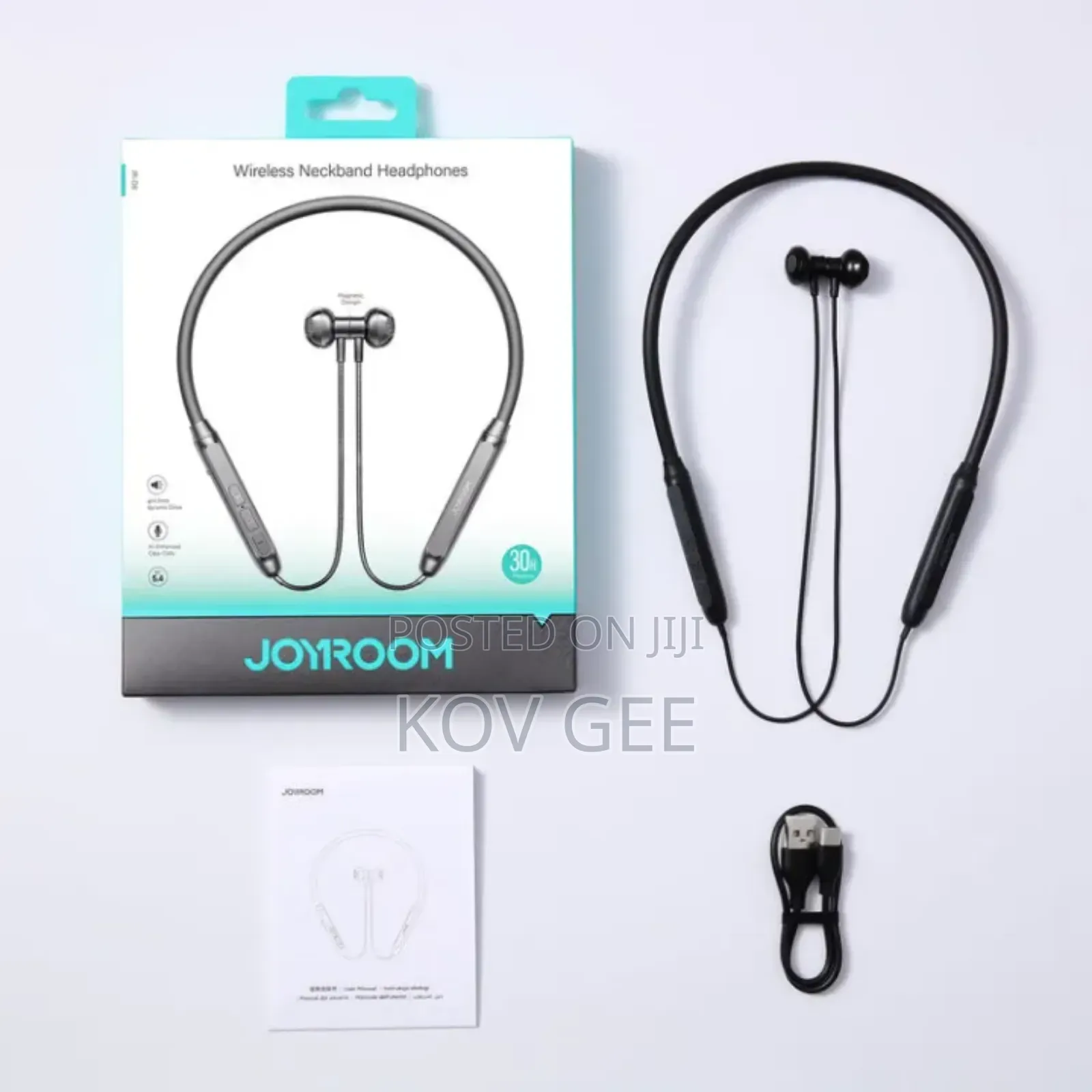 Joyroom Jr-D8 Bluetooth 5.4 Sports Outdoor Wireless Neckband Earphone
