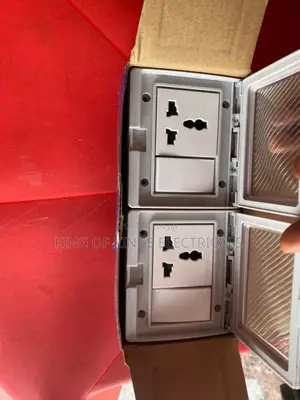 Ip55 Waterproof Socket – Double Outdoor Power Outlet