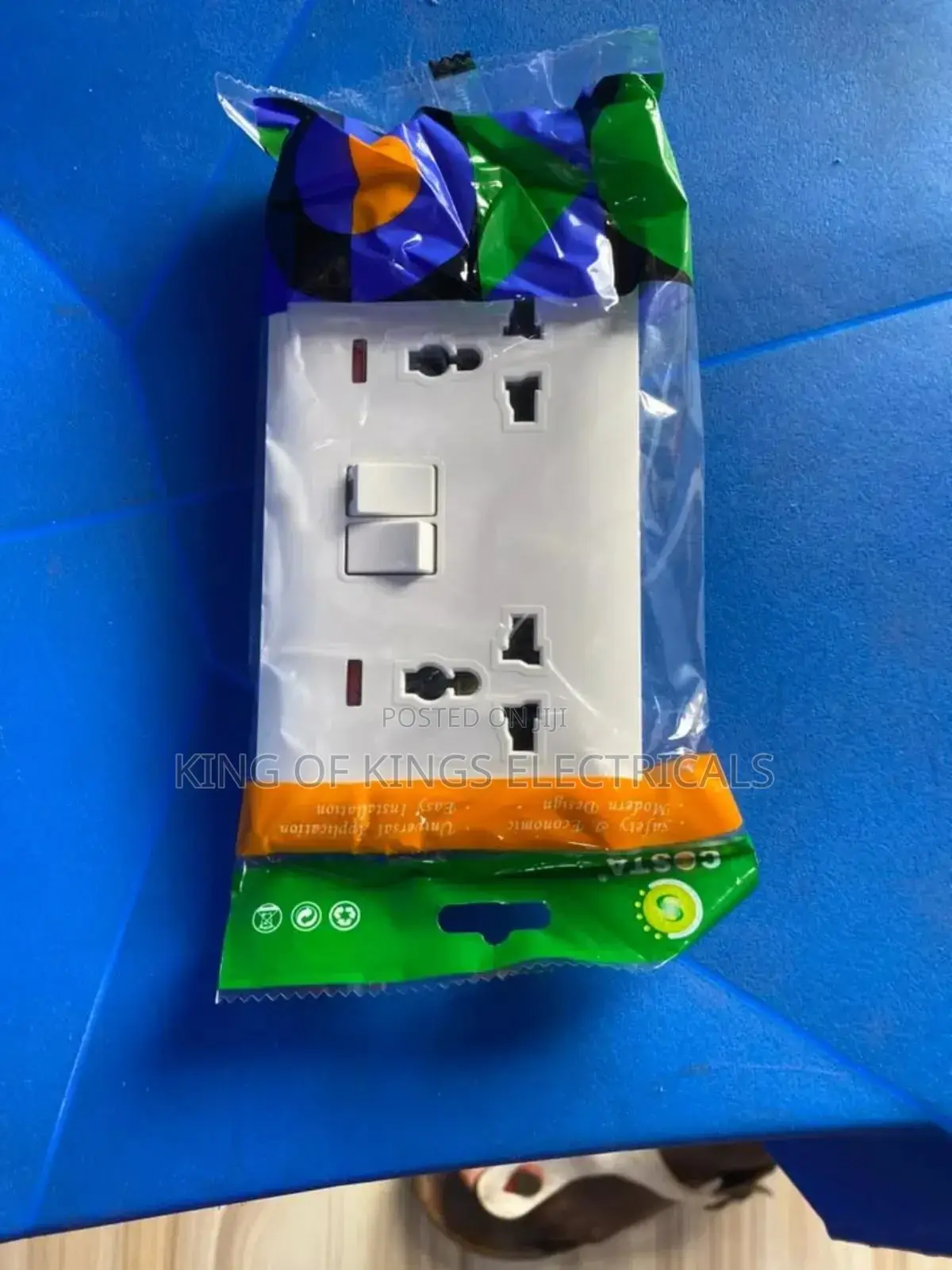 Costa Double Socket – Durable Safe Power Outlet