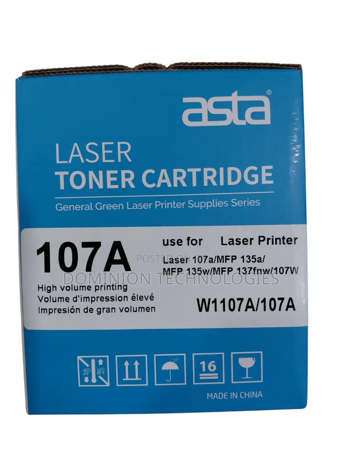 Asta W1107a 107a Laser Cartridge