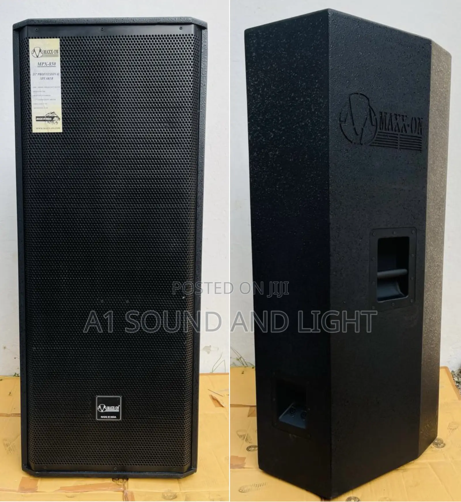Maxx on 2x15 Passive Full Range Speakers [Wooden Cabinet ]