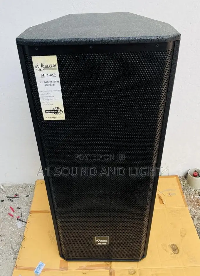 Maxx on 2x15 Passive Full Range Speakers [Wooden Cabinet ]