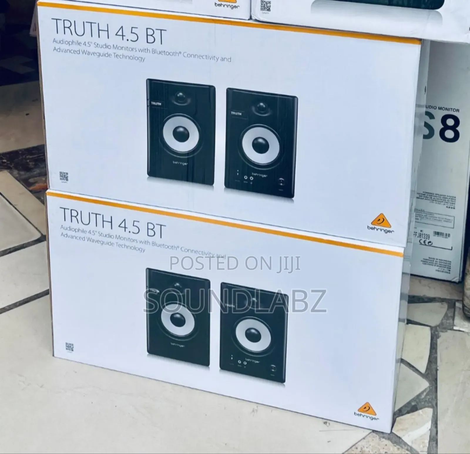 Behringer Truth 4.5 Bt Audiophile 4.5" Studio Monitors With Bluetooth