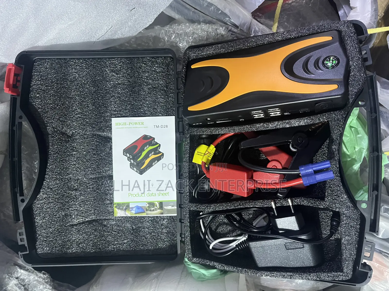 Car Battery Jumper Starter Complete