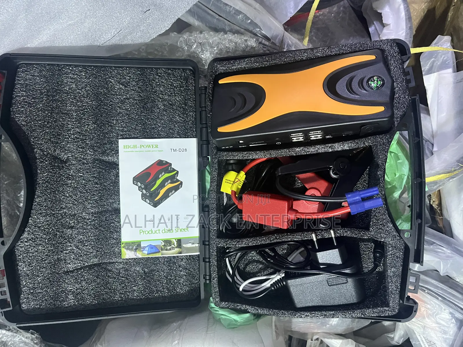 Car Battery Jumper Starter Complete