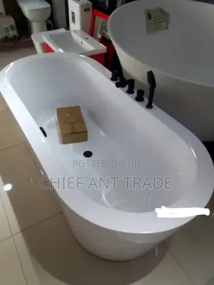 Bath With Taps. Complete Shower Mixer 180cm