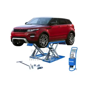 3000kg Mobile Midrise Scissor Car Lift With Control Panel