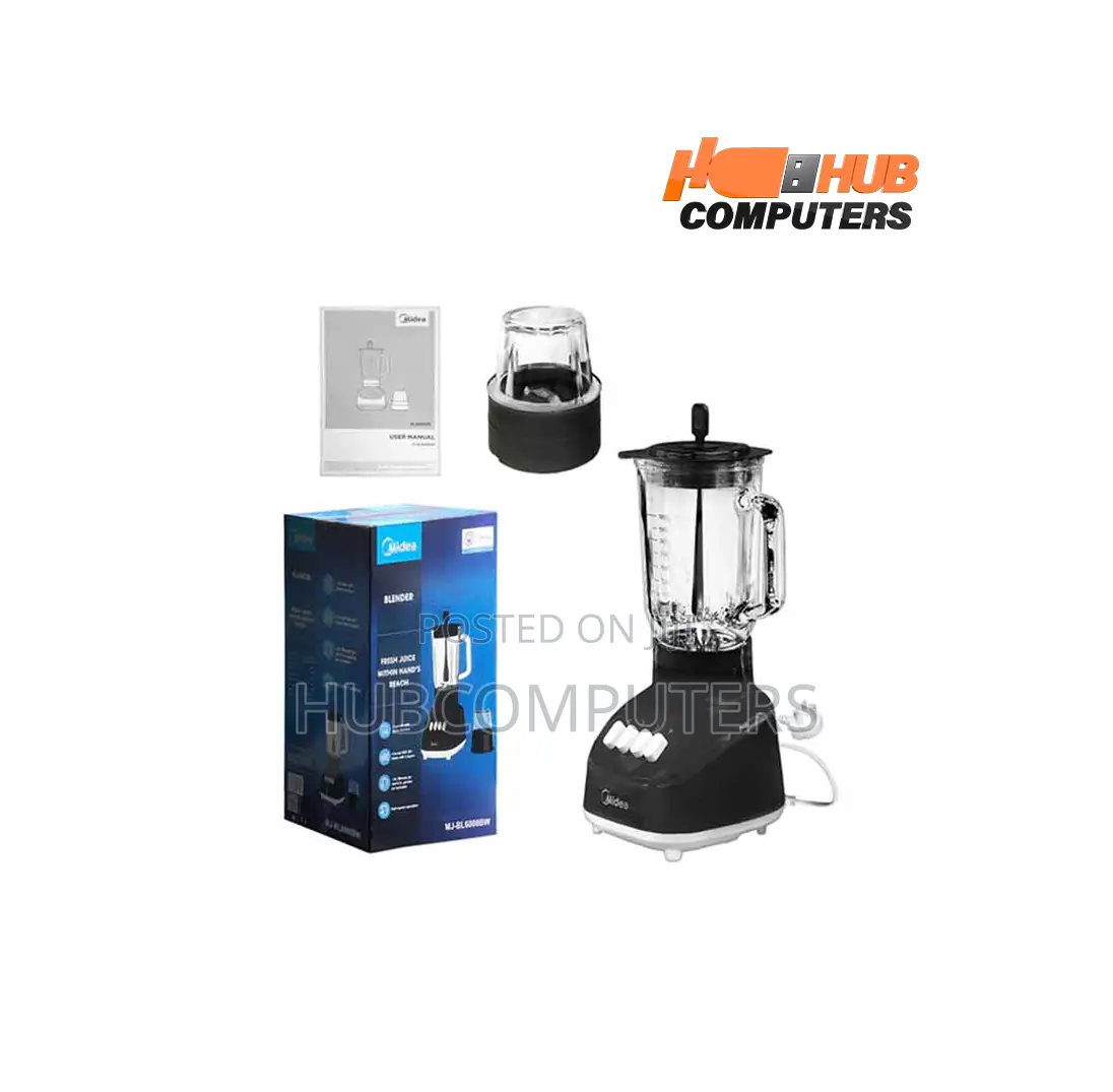 Midea-Bl6008bw Blender 1.0 LTR Black+ Jar