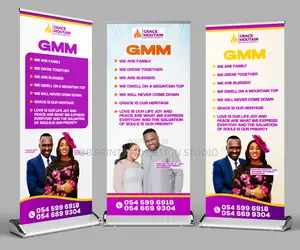 Pull Up Banner Printing With Machine