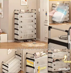 Multi-Layer Shoe Storage Rack With Dustproof Cover