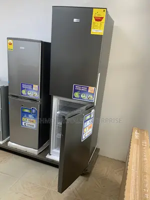 Nasco Nasd2-30 Double Door Fridge With Bottom Freezer