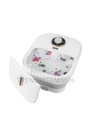 450w Electric Foot Bath With 7.7l Water Tank 8 Massage Rollers