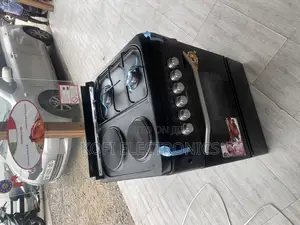 (No Juggling Pots)2gas 2electric Volcano Gas Cooker/ Oven - 4 Burner
