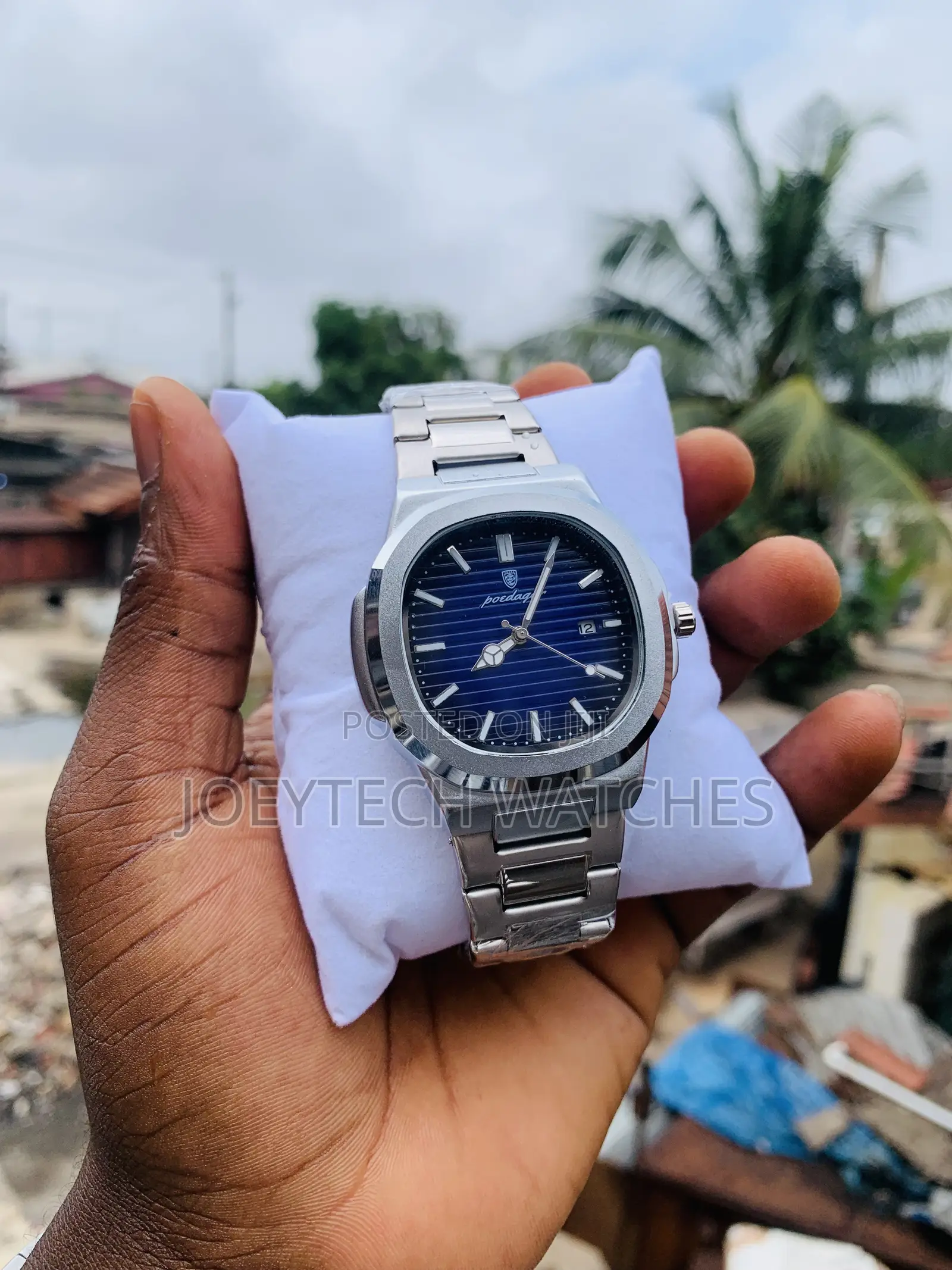 Poedagar Stainless Silver Watch