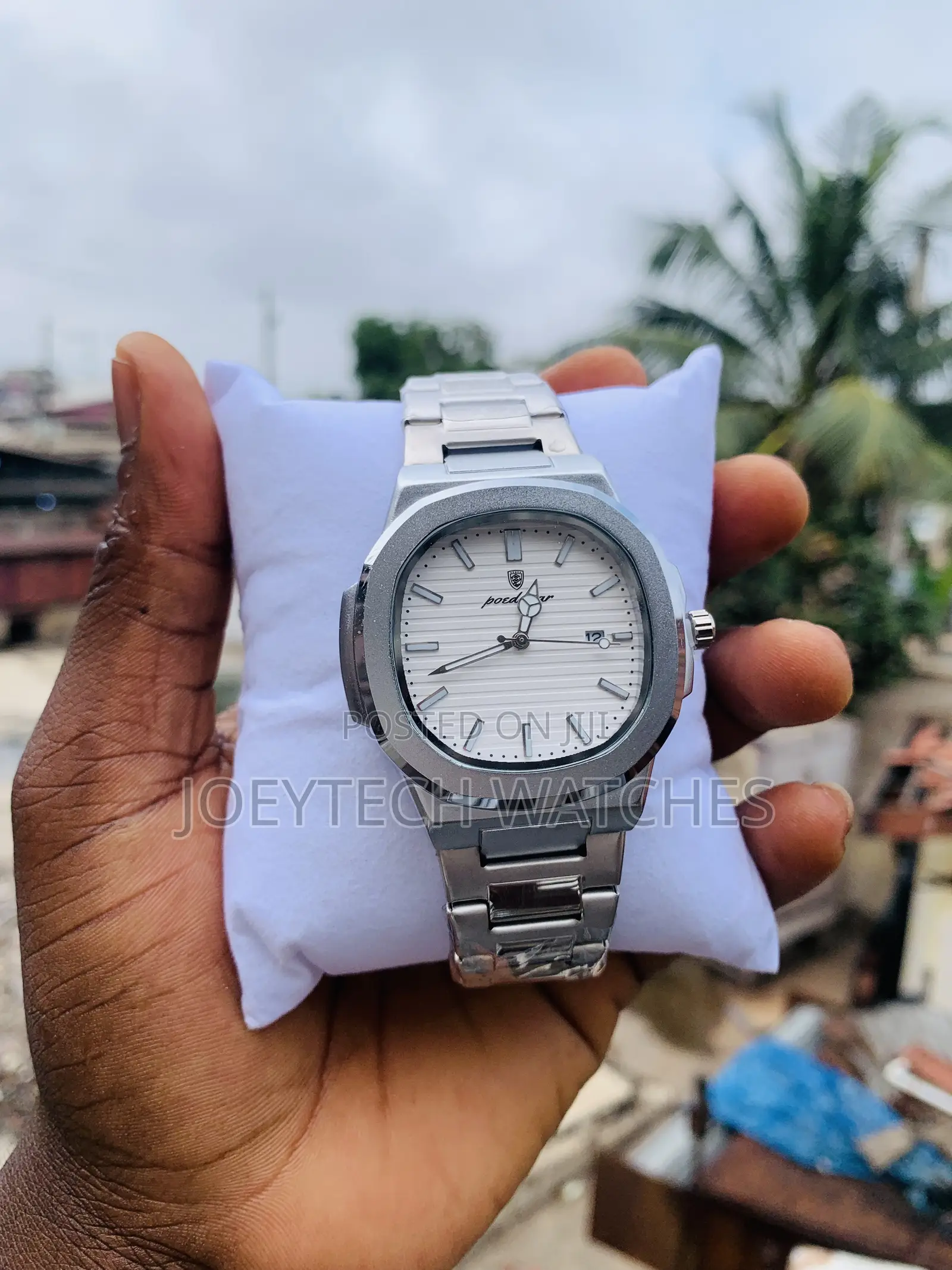 Poedagar Stainless Silver Watch
