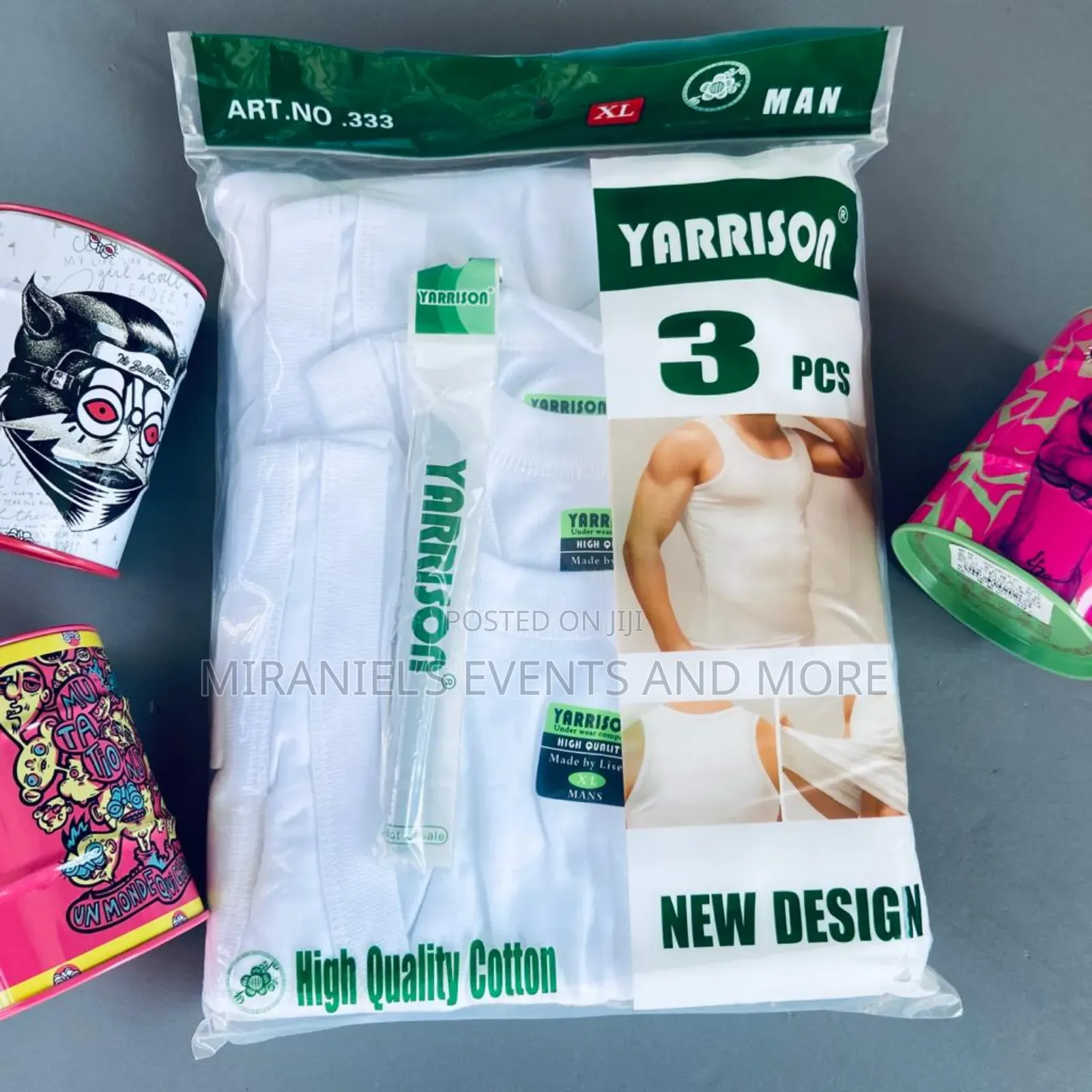 Affordable 3 in 1 Men's Singlets
