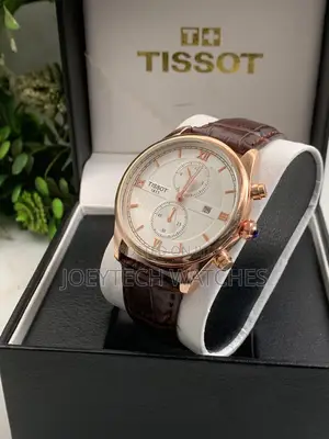 Tissot Brown Genuine Leather Strap Watch