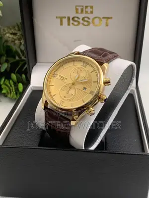 Tissot Brown Genuine Leather Strap Watch
