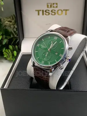 Tissot Brown Genuine Leather Strap Watch