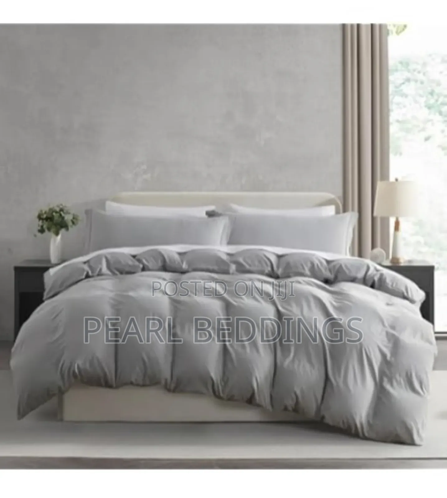 Luxurious Egyptian Cotton 7pcs Plain Color Duvet Set Available
