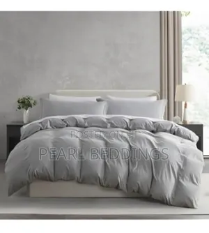 Luxurious Egyptian Cotton 7pcs Plain Color Duvet Set Available