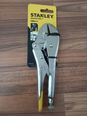 Stanley Maxsteel Locking Pliers, 190mm Straight Jaw