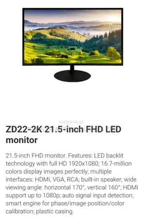 Zkteco Zd22d- 22" Monitor 