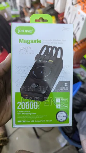 Magsafe Wireless Powerbank 20000mah Capacity